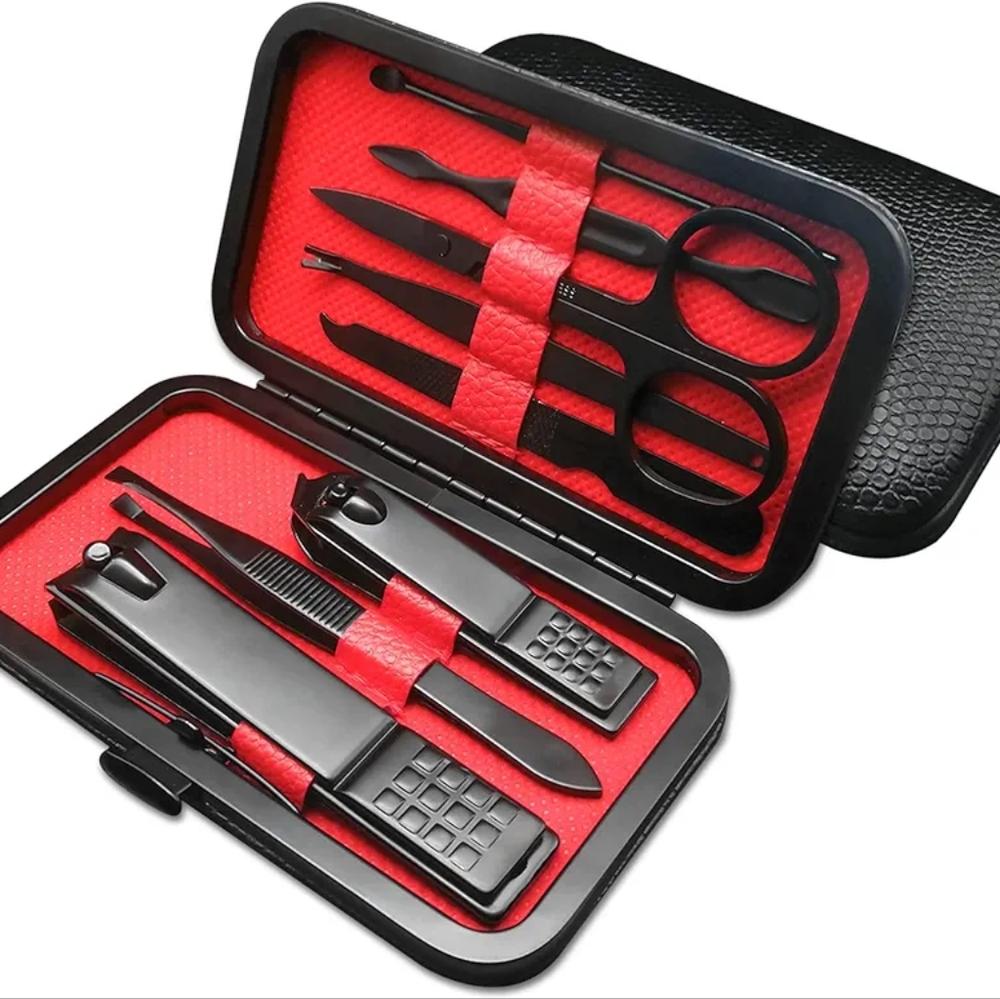 Manicure Set Manicure set 8 Pc Nail Clippers Kit Stainless Steel